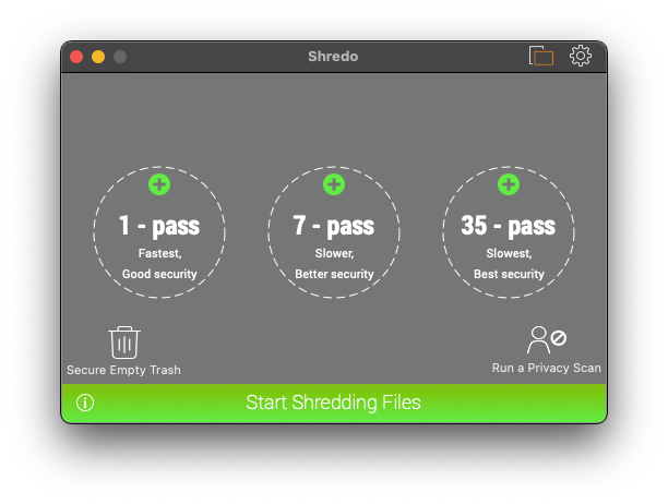 Shredo For Mac强大的文件粉碎实用工具 V1.2.8