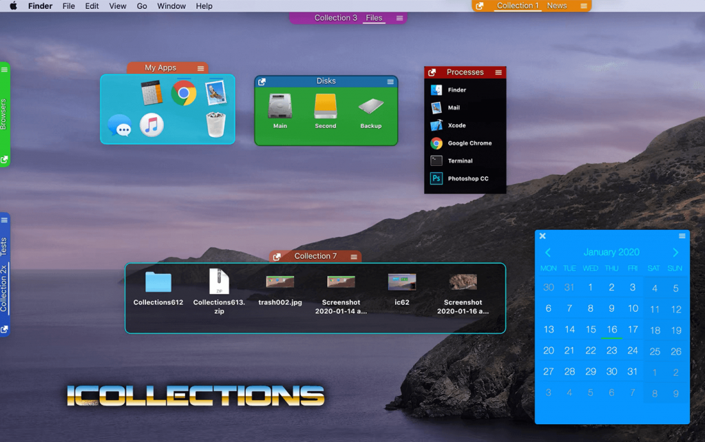 iCollections For Mac桌面图标及文件整理工具 V7.2