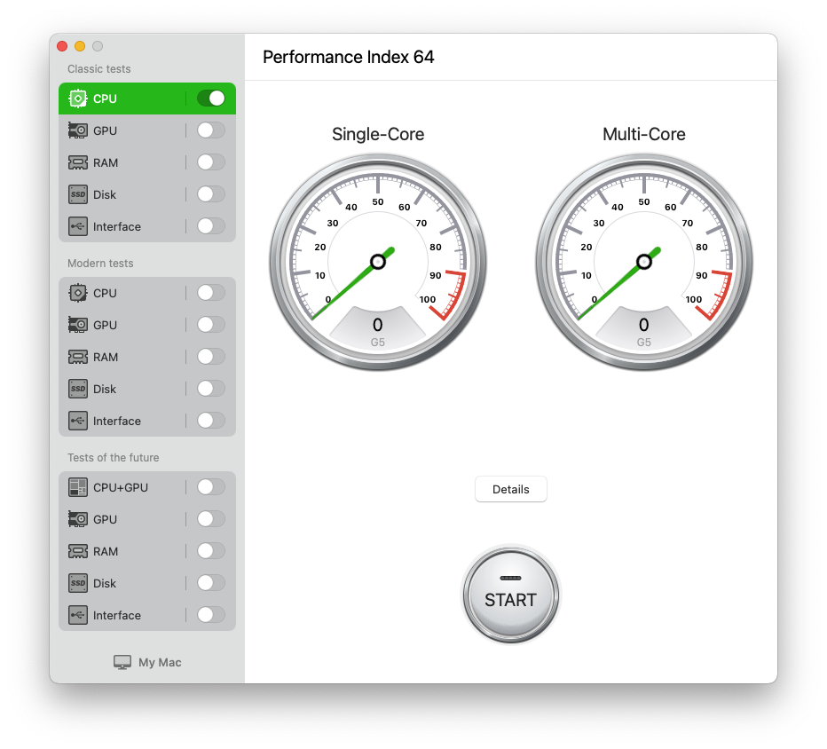 Performance Index 64 For Mac性能检测工具 V4.0.0