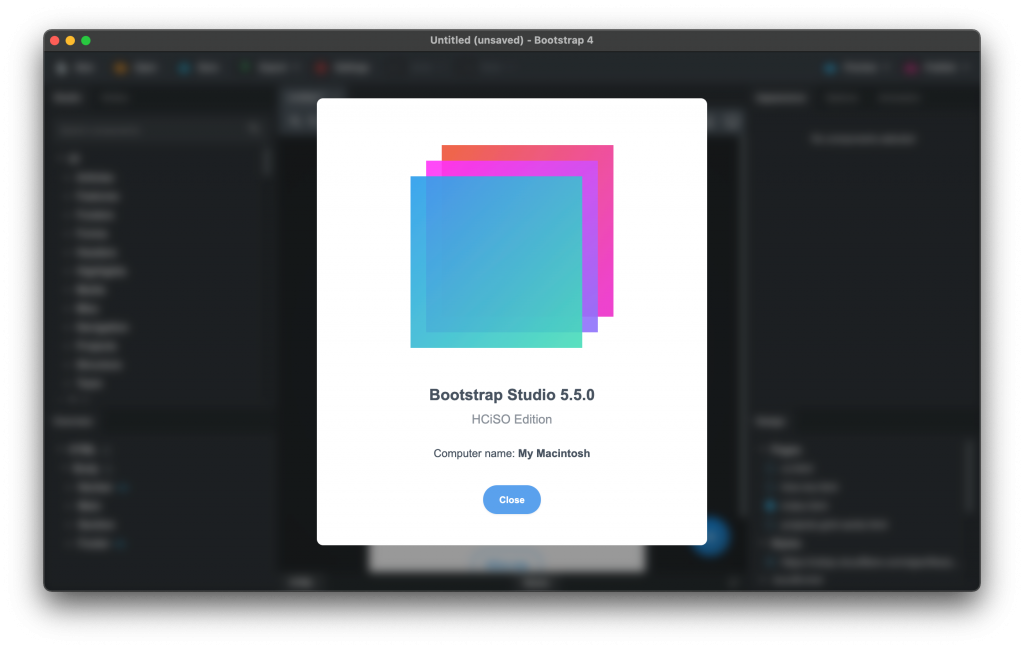 Bootstrap Studio For Mac一款基于Bootstrap的网页设计工具 V5.5.0 - 