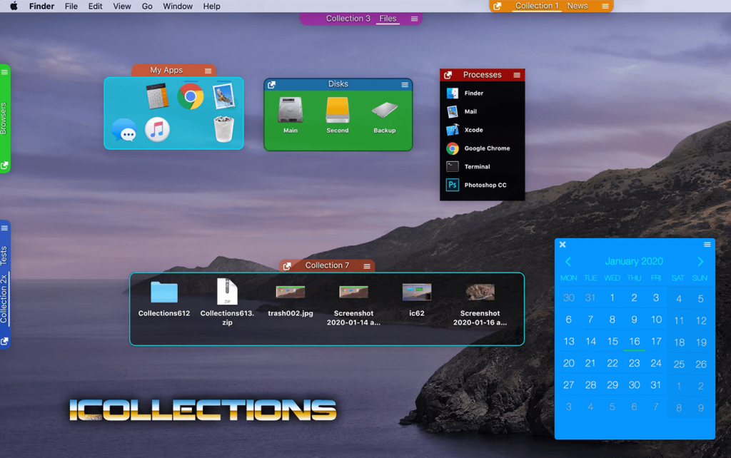 iCollections For Mac桌面图标及文件整理工具 V6.8.9