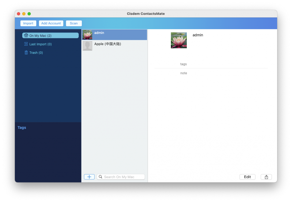 Cisdem ContactsMate For Mac联系人管理工具 V6.5.0