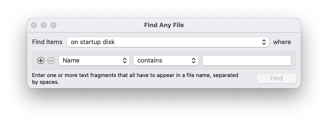 Find Any File For Mac本地文件搜索工具 V2.3.3b2.305
