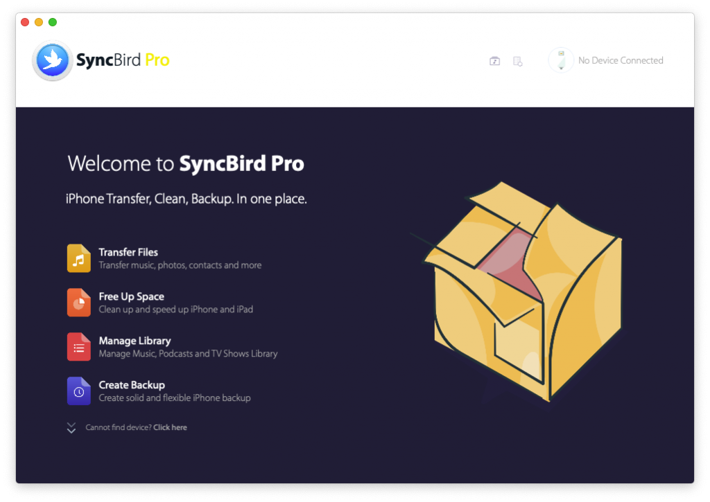 SyncBird For Mac一款iPhone文件管理器 V3.6.9