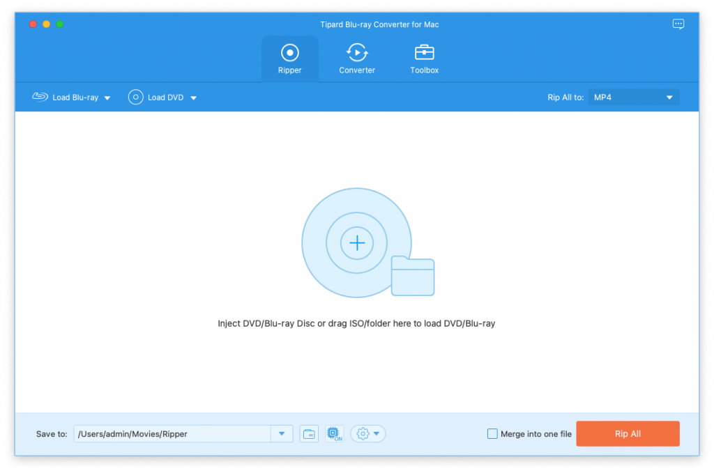 Tipard Blu-ray Converter For Mac蓝光转换工具 V10.0.8.9384