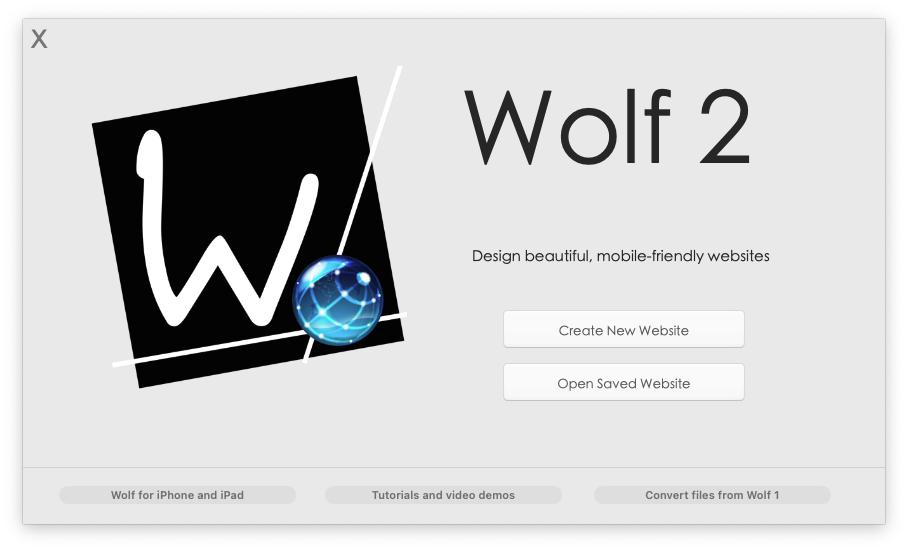 Wolf Website Designer For Mac网页设计工具 V3.03