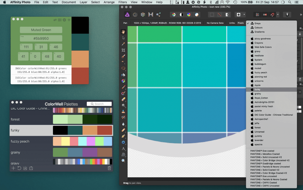 ColorWell For Mac提取WEB网页颜色代码神器 V7.3.3.1