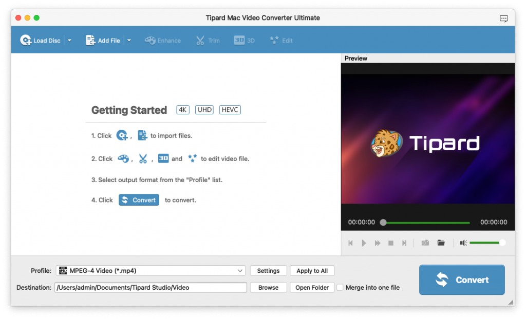 Tipard Mac Video Converter Ultimate For Mac视频转换工具 V9.2.30.97409
