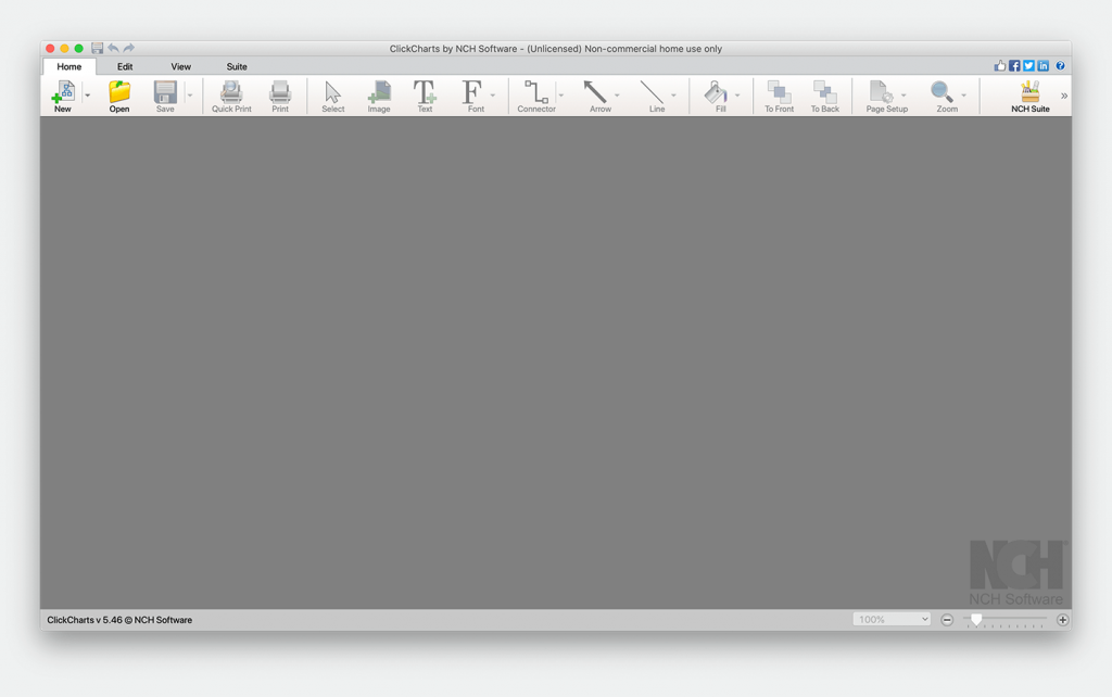 NCH ClickCharts Pro For Mac流程图绘画制作工具 V6.12