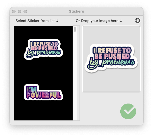 Desktop Stickers For Mac桌面贴纸工具 V1.8