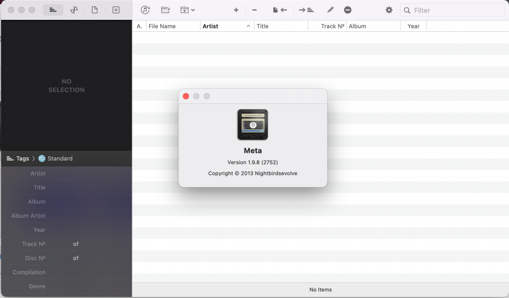 Meta For Mac音乐元标签数据编辑工具 V1.9.8 - 