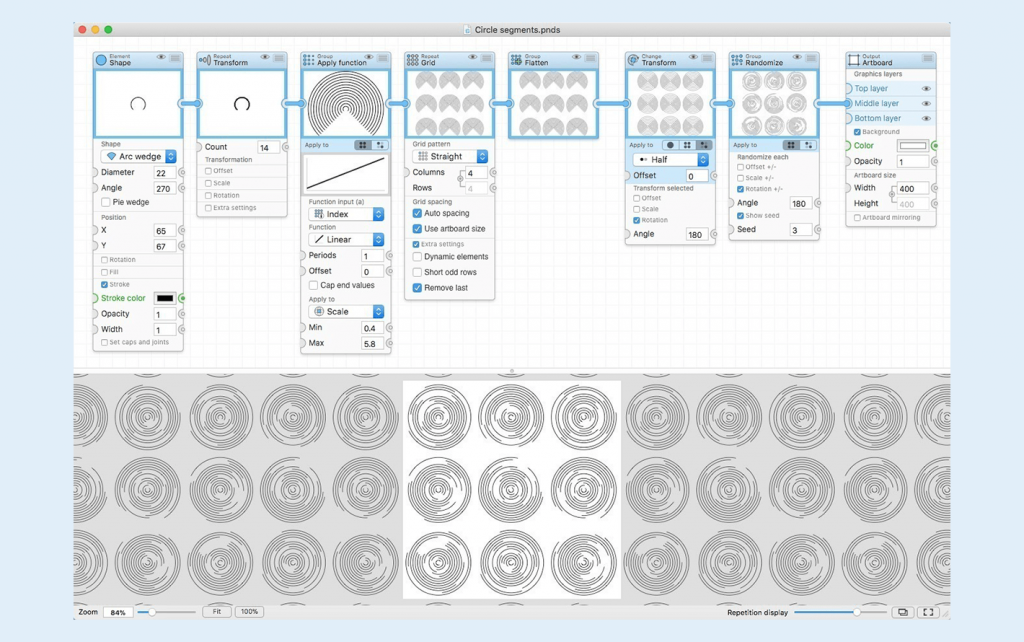 Patternodes For Mac创建基于重复的图形模式动画或插图 V3.0.8