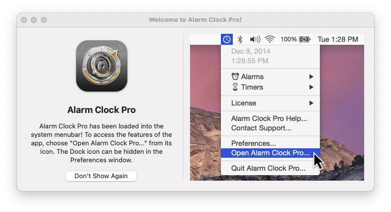 Alarm Clock Pro For Mac强大的闹钟和时间提醒工具 V14.0.1