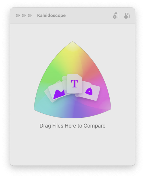 Kaleidoscope For Mac强大的图片和文本比较工具 V3.4.2