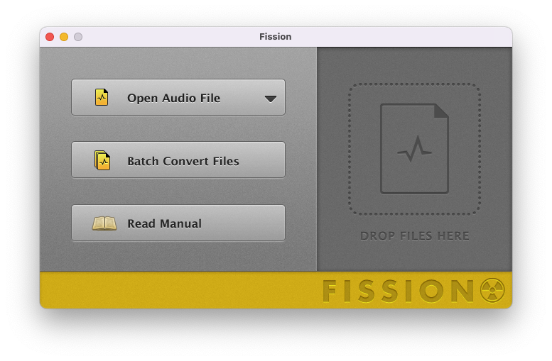 Fission For Mac精简的音频编辑工具 V2.8.1
