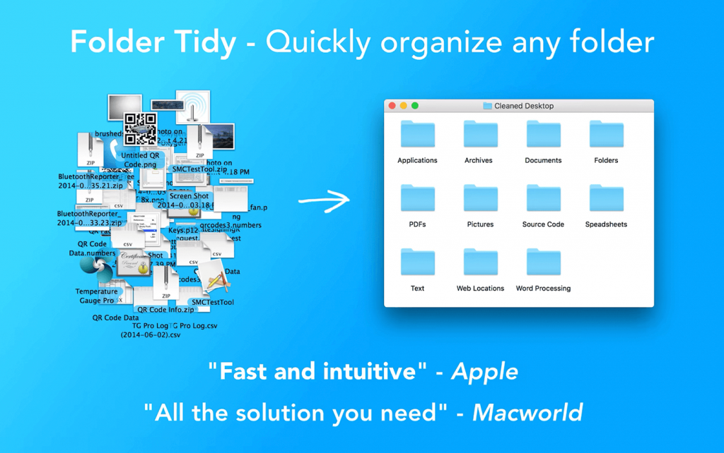 Folder Tidy For Mac优秀的文件夹整理工具 V2.8.5