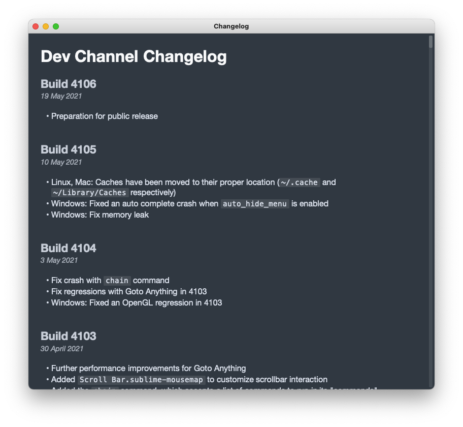 Sublime Text For Mac超强代码编辑器 V4 Dev build 4106