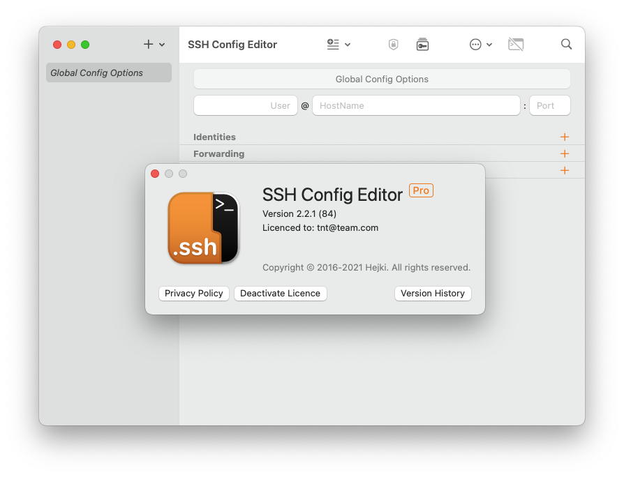 SSH Config Editor Pro for Mac v2.2.1 SSH配置编辑器 破解版下载