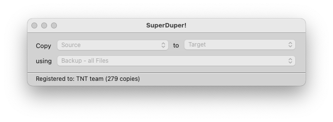 SuperDuper For Mac易用的数据备份恢复工具 V3.7