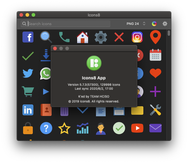 Icons8 for Mac v5.7.3 上万+可搜索的图标 破解版下载 - 