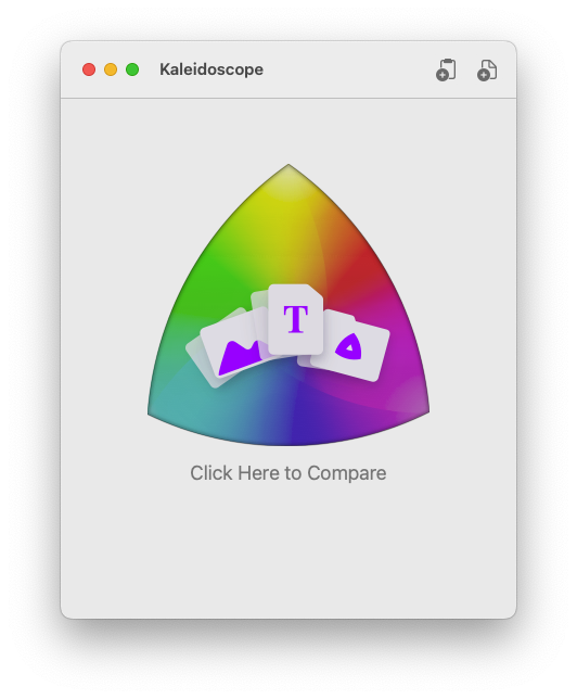 Kaleidoscope For Mac强大的图片和文本比较工具 V3.4.4