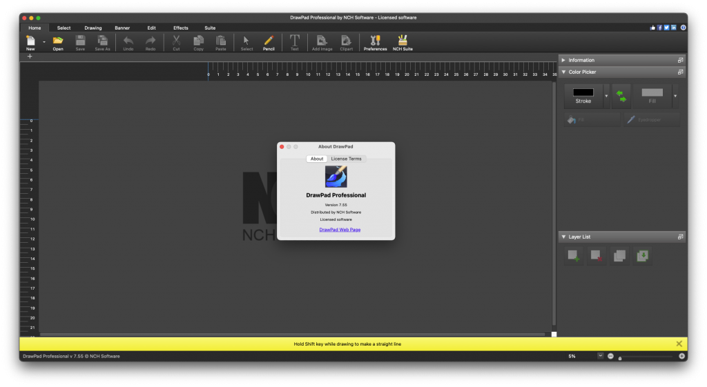 NCH DrawPad For Mac图像合成和设计工具 V7.55