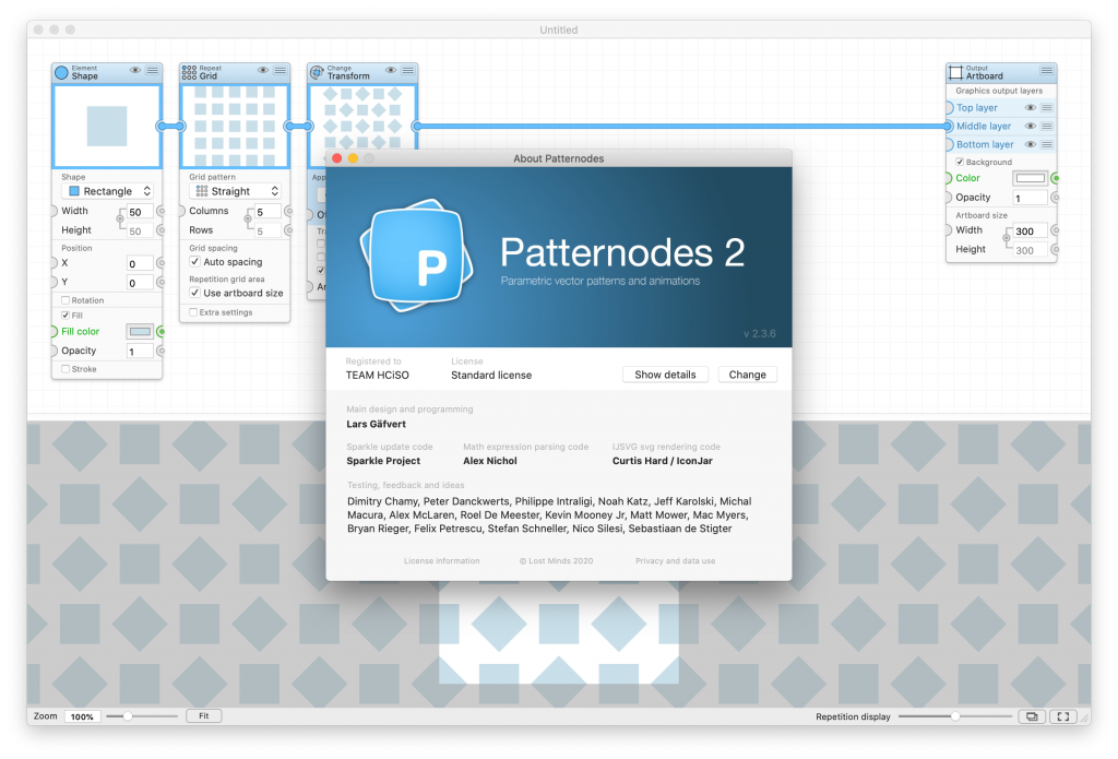 PatterNodes for Mac v2.3.6 创建图形矢量图案 破解版下载 - 
