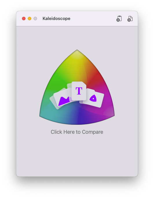 Kaleidoscope For Mac强大的图片和文本比较工具 V3.2.1