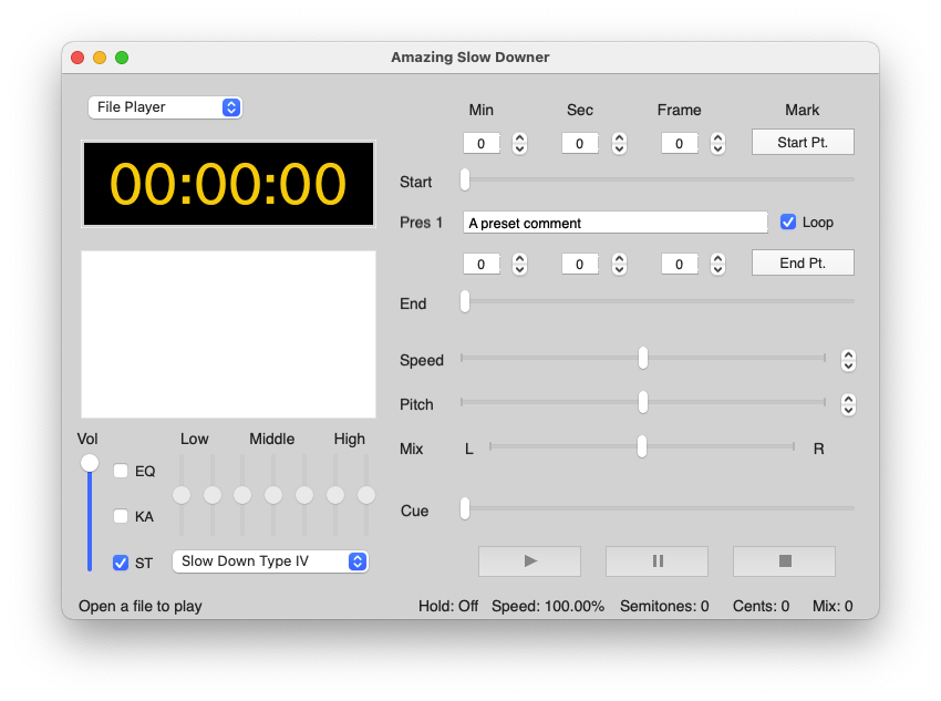 Amazing Slow Downer For Mac音速控制工具 V4.1.5