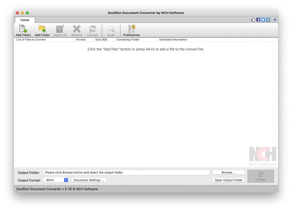 NCH Doxillion Plus For Mac多格式文档文件转换工具 V5.76