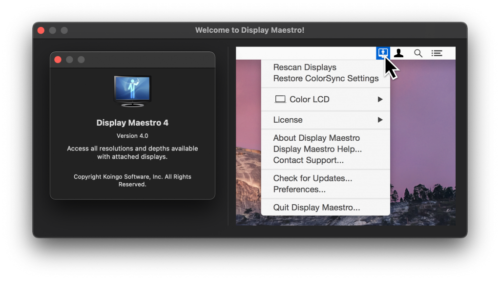 Display Maestro for Mac v4.0 分辨率调整工具 - 