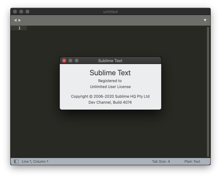 Sublime Text for Mac v4.0 Build 4074 中文破解版下载 - 