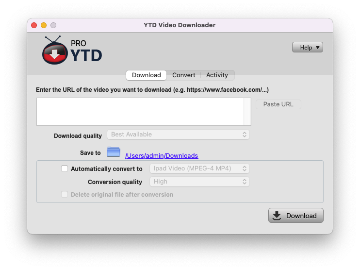 YTD Video Downloader Pro For Mac网页视频下载工具 V4.17.20220209