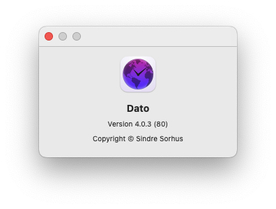 Dato for Mac v4.0.3 菜单栏时钟 破解版下载