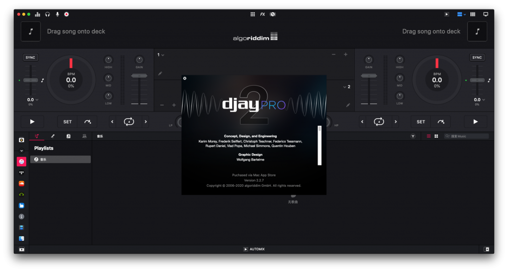 djay Pro 2 for Mac v2.2.7 专业的DJ软件 破解版下载 - 