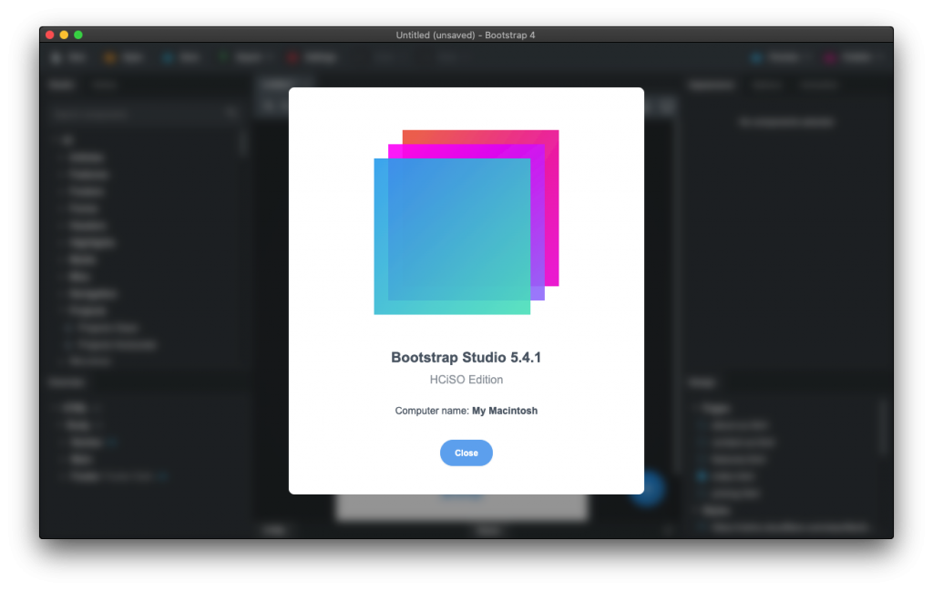 Bootstrap Studio For Mac一款基于Bootstrap的网页设计工具 V5.4.1 - 