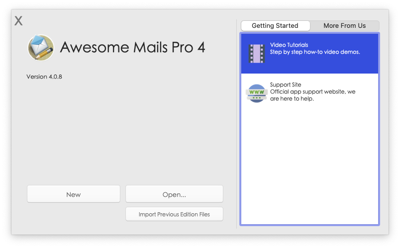 Awesome Mails Pro For Mac专业的通讯和营销电子邮件设计师工具 V4.0.8