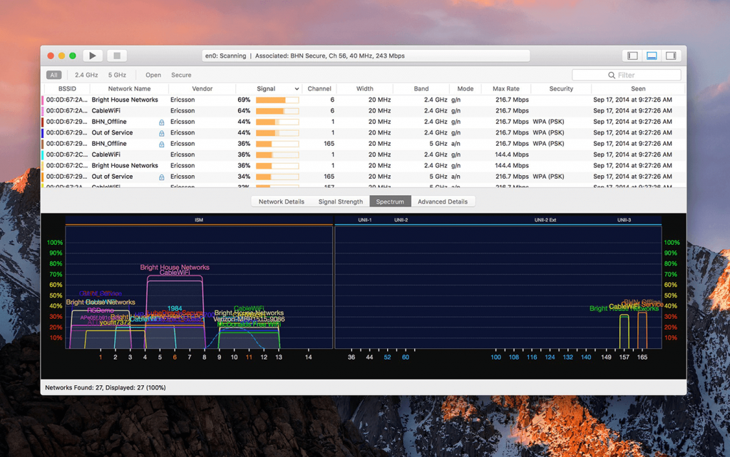 WiFi Explorer For Mac无线扫描和管理工具 V3.3.45