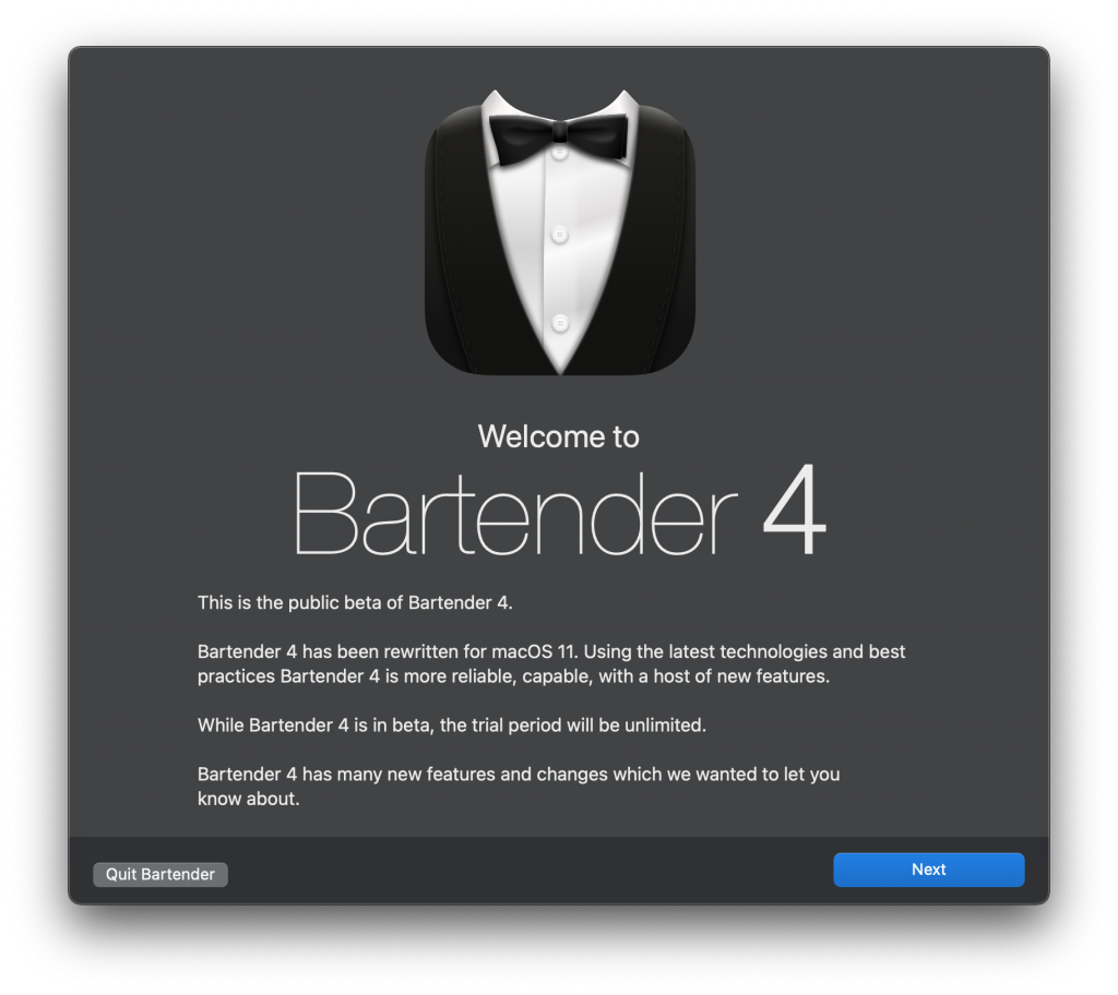 Bartender for Mac v4.0.34 隐藏管理菜单栏图标 破解版下载 - 
