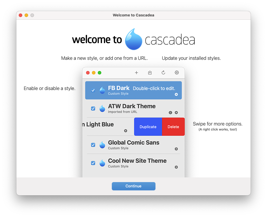 Cascadea For Mac一款开发工具 V2.1.3
