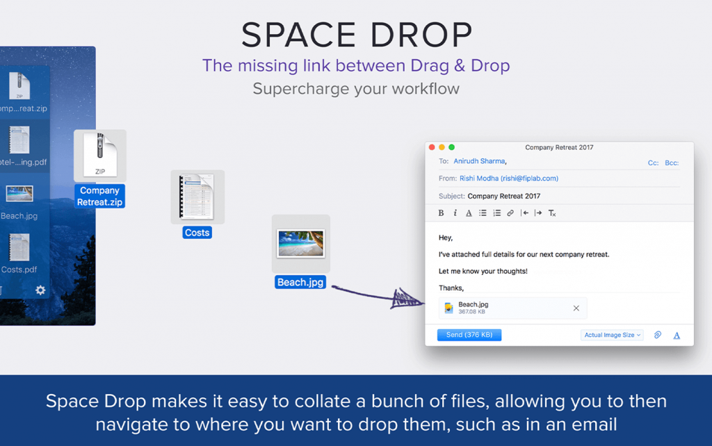 Space Drop For Mac系统优化文件管理软件 V1.8.2