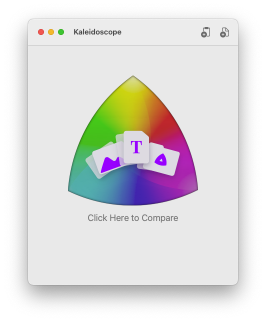 Kaleidoscope For Mac强大的图片和文本比较工具 V3.4.1