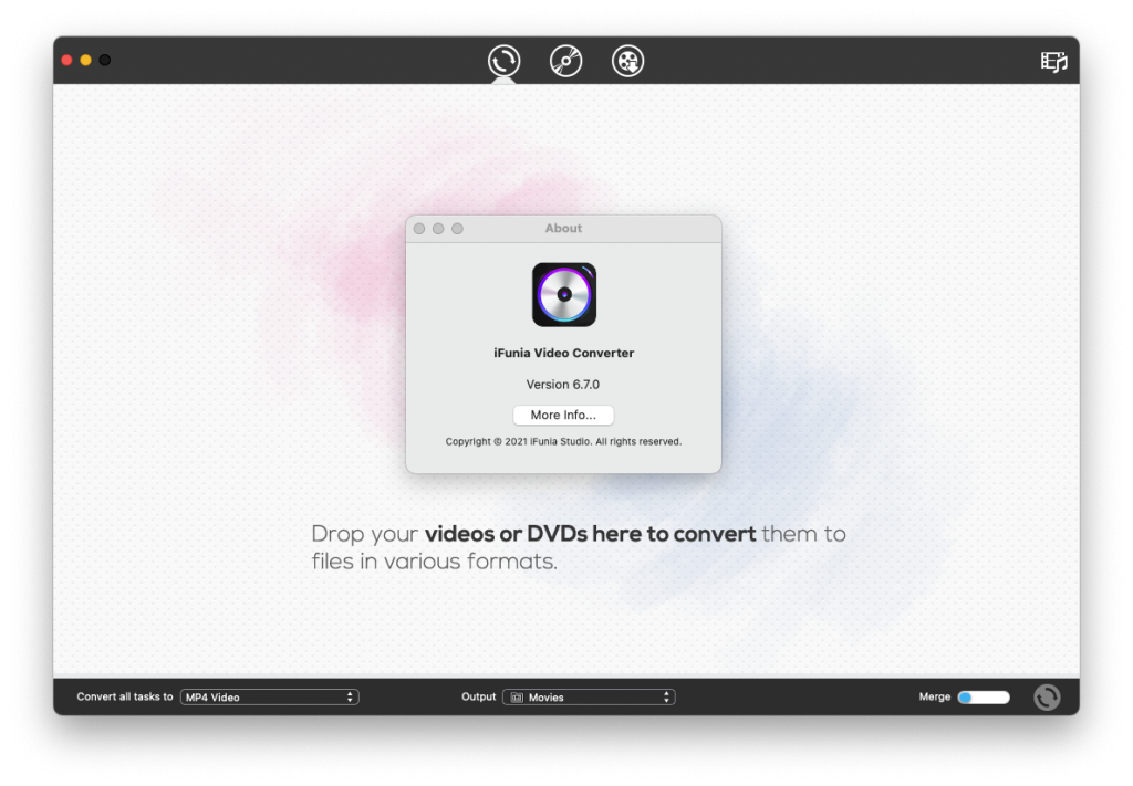 iFunia Video Converter For Mac视频转换工具 V6.7.0