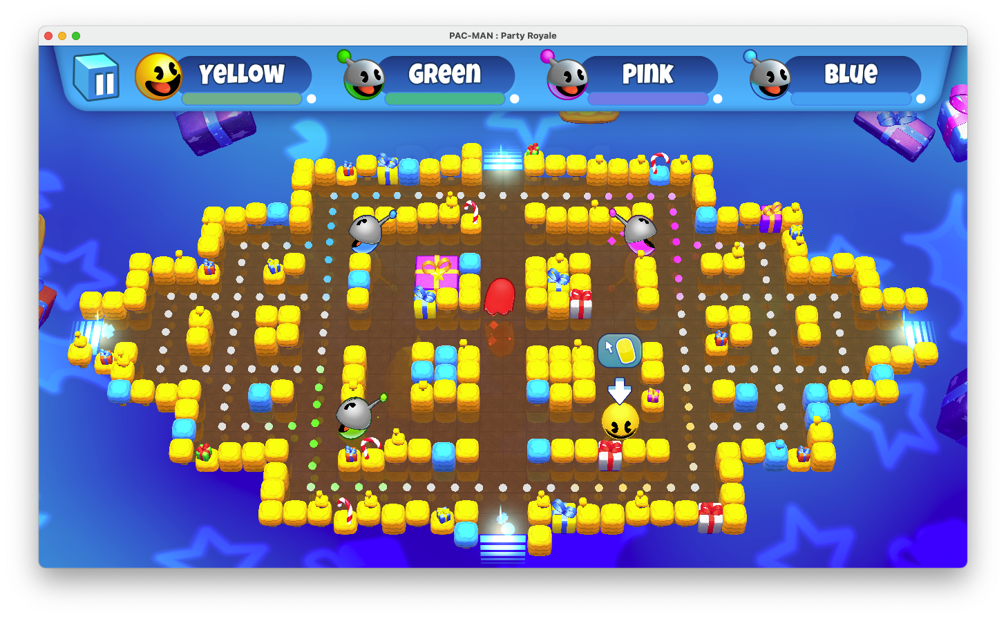 PAC-MAN Party Royale(吃豆人大逃杀派对) v2.2.14 for mac 融合复古街机游戏