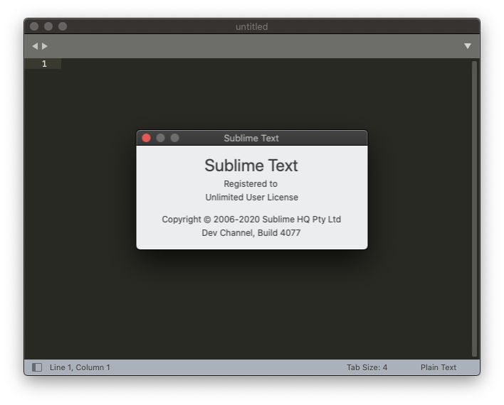 Sublime Text for Mac v4.0 Build 4077 Dev 最新中文汉化破解版下载 - 