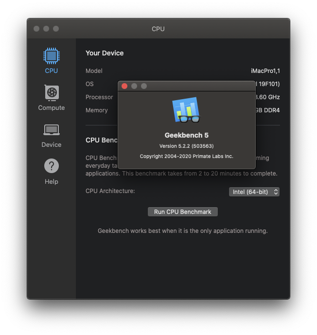 Geekbench 5 for Mac v5.2.2 系统性能测试工具 破解版下载 - 