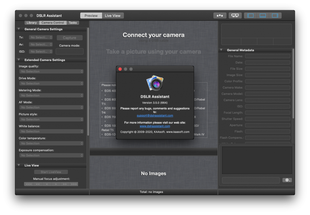 DSLR Assistant for Mac v3.5.0 相机远程控制 破解版下载 - 