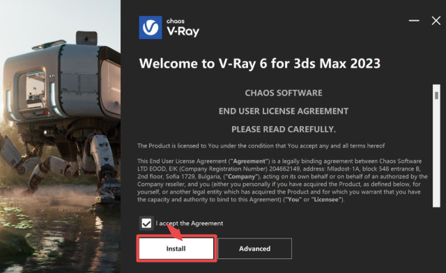 Vray 6.0 for 3dsmax2023 64安装包下载及安装步骤-4