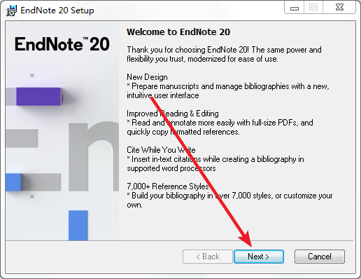 End note 20免费下载 图文安装教程-4