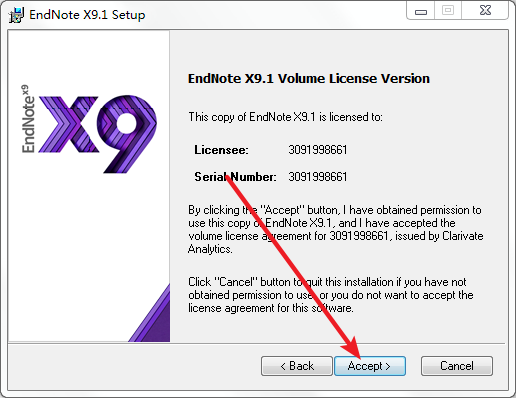 End note x9.1免费下载 图文安装教程-5